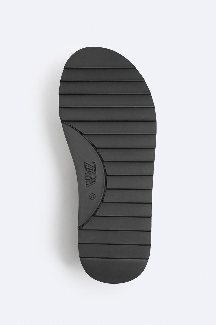 Zara tech sandal in black