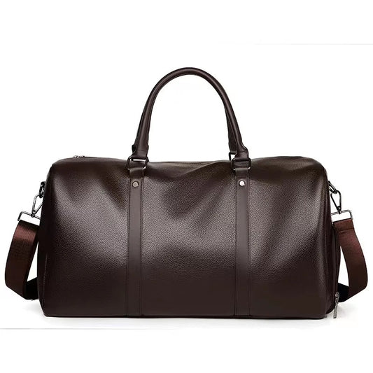 leather duffel bag