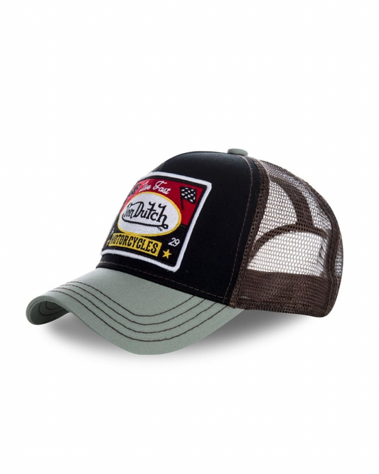 VonDutch VD motorcycle patch trucker cap