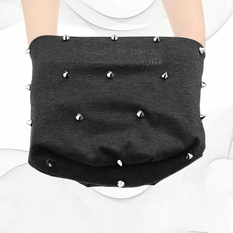 Studded skull cap