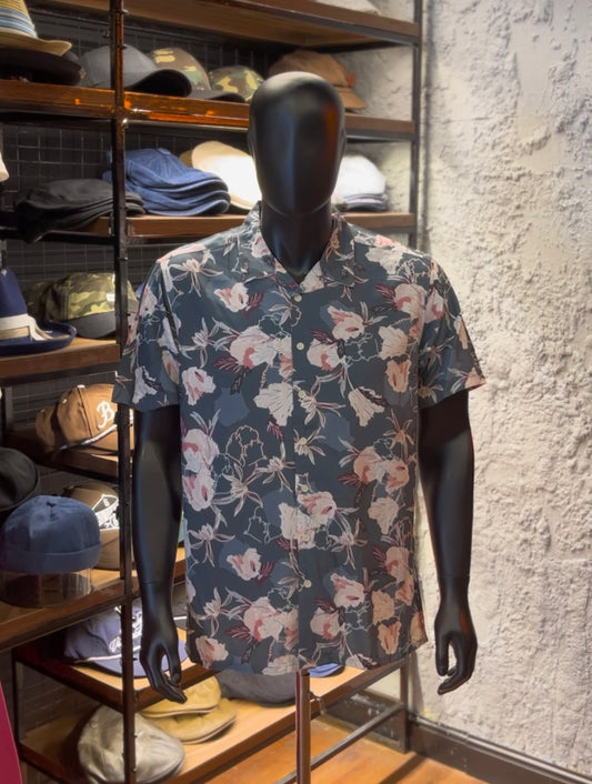 Floral revere neck shirt