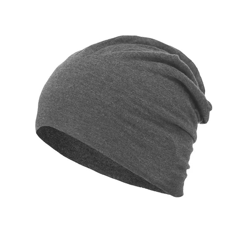 Plain slouch skull cap
