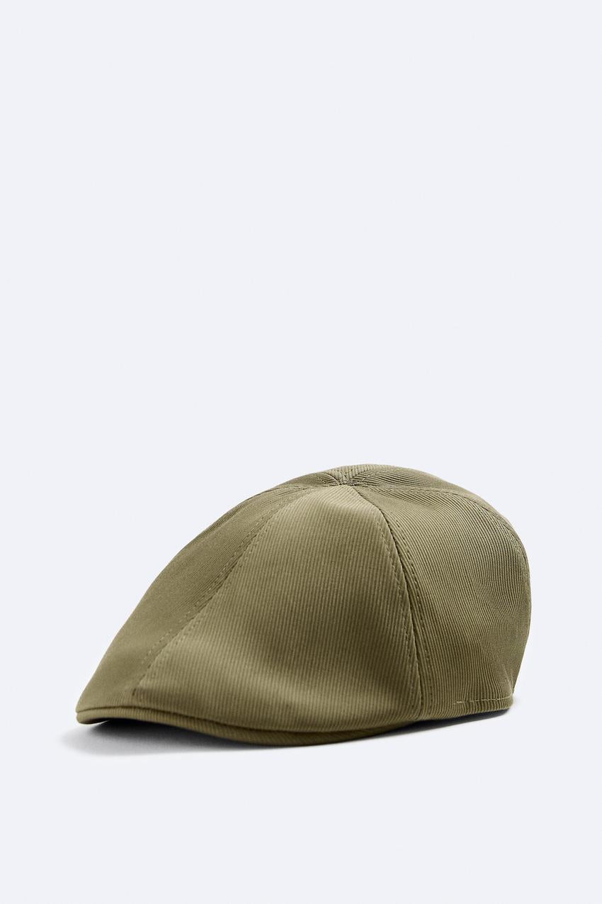 Zara corduroy gatsby hat