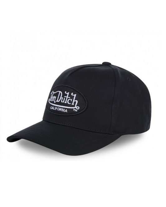 VonDutch VD california patch dad hat in black