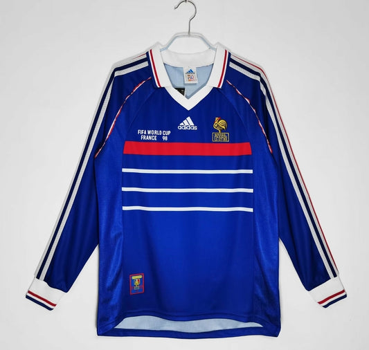 France 1998 home longsleeve retro jersey