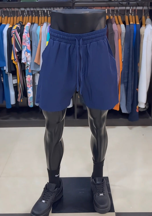 Ribbed short length short