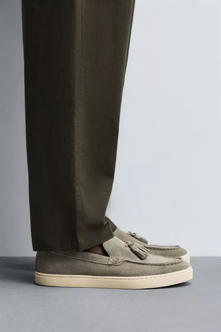Zara tassel loafers