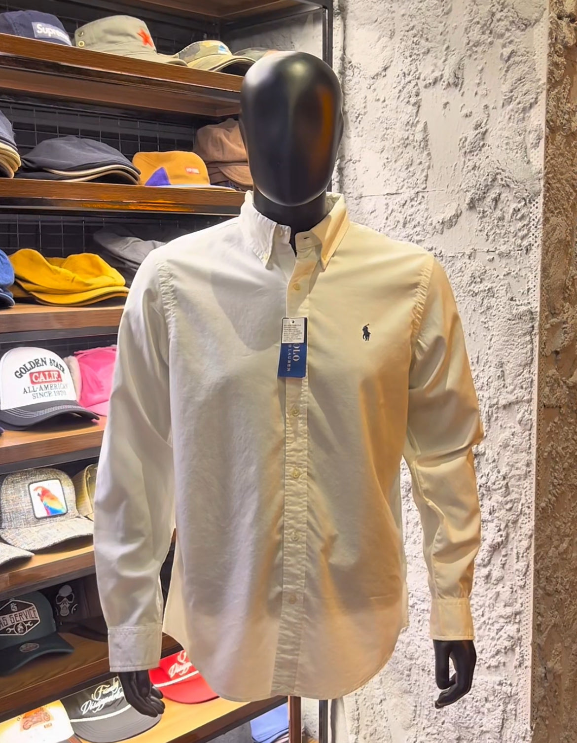 Oxford icon logo long sleeve shirt