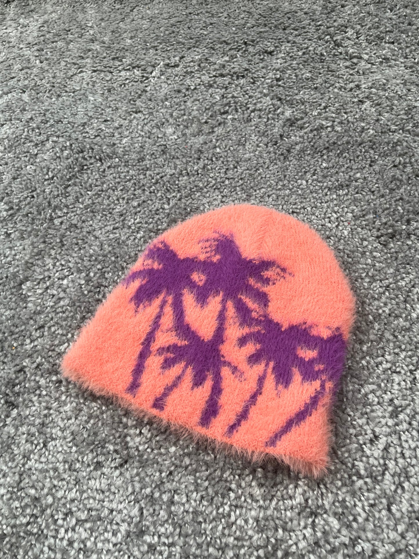 Fur palm beanie