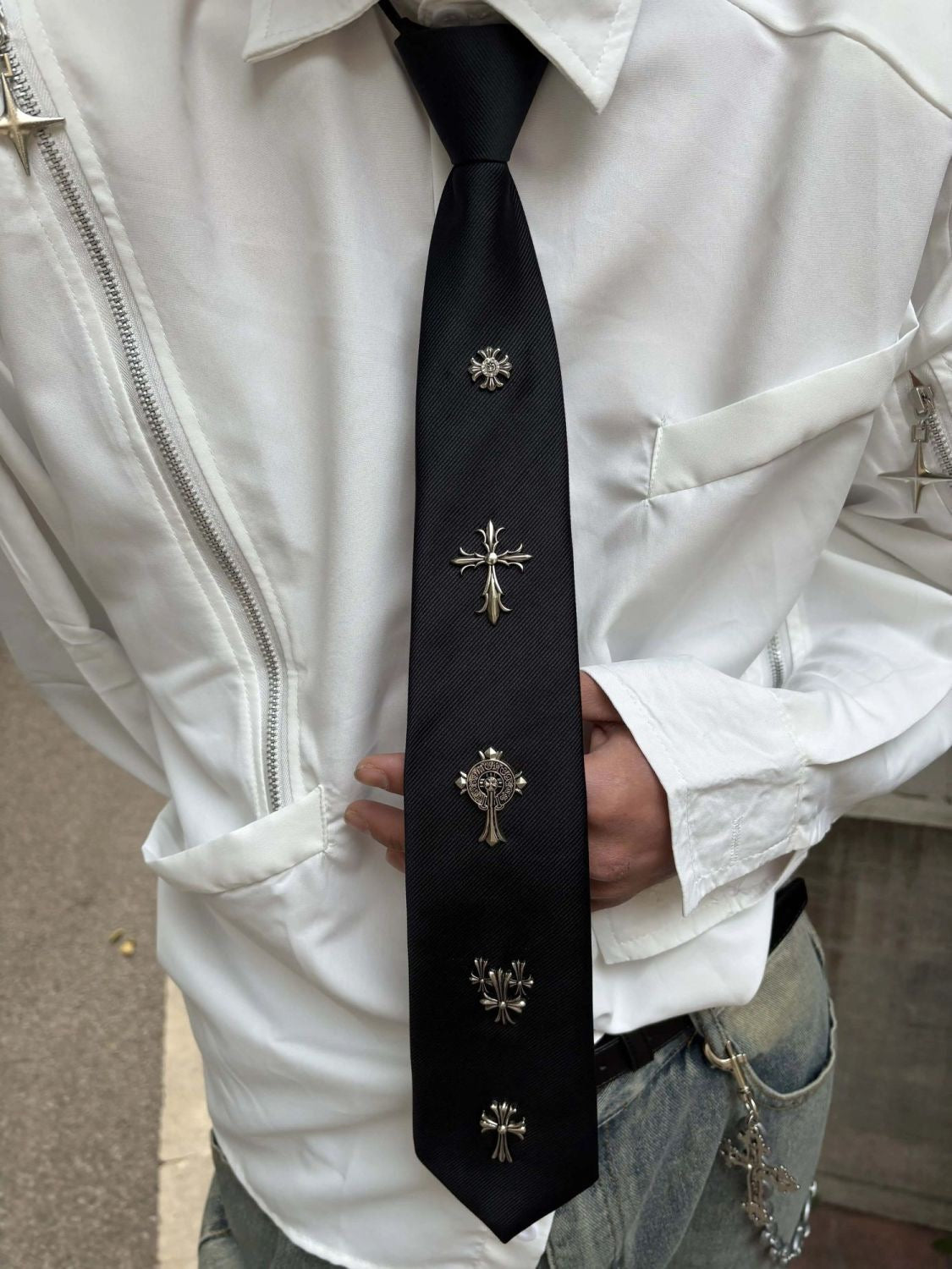 CH chrome hearts tie
