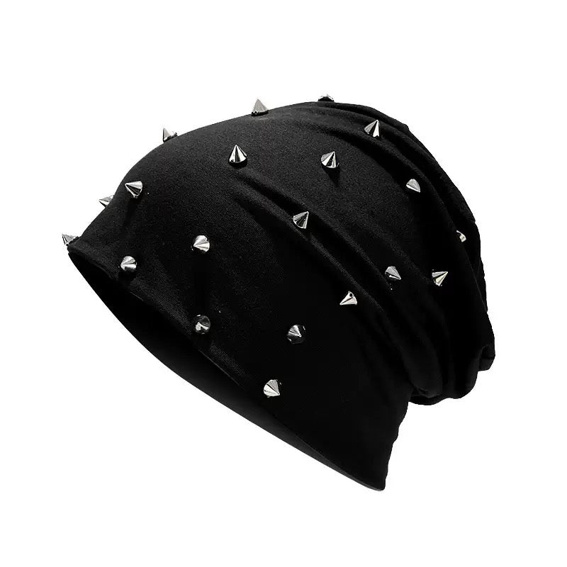 Studded skull cap