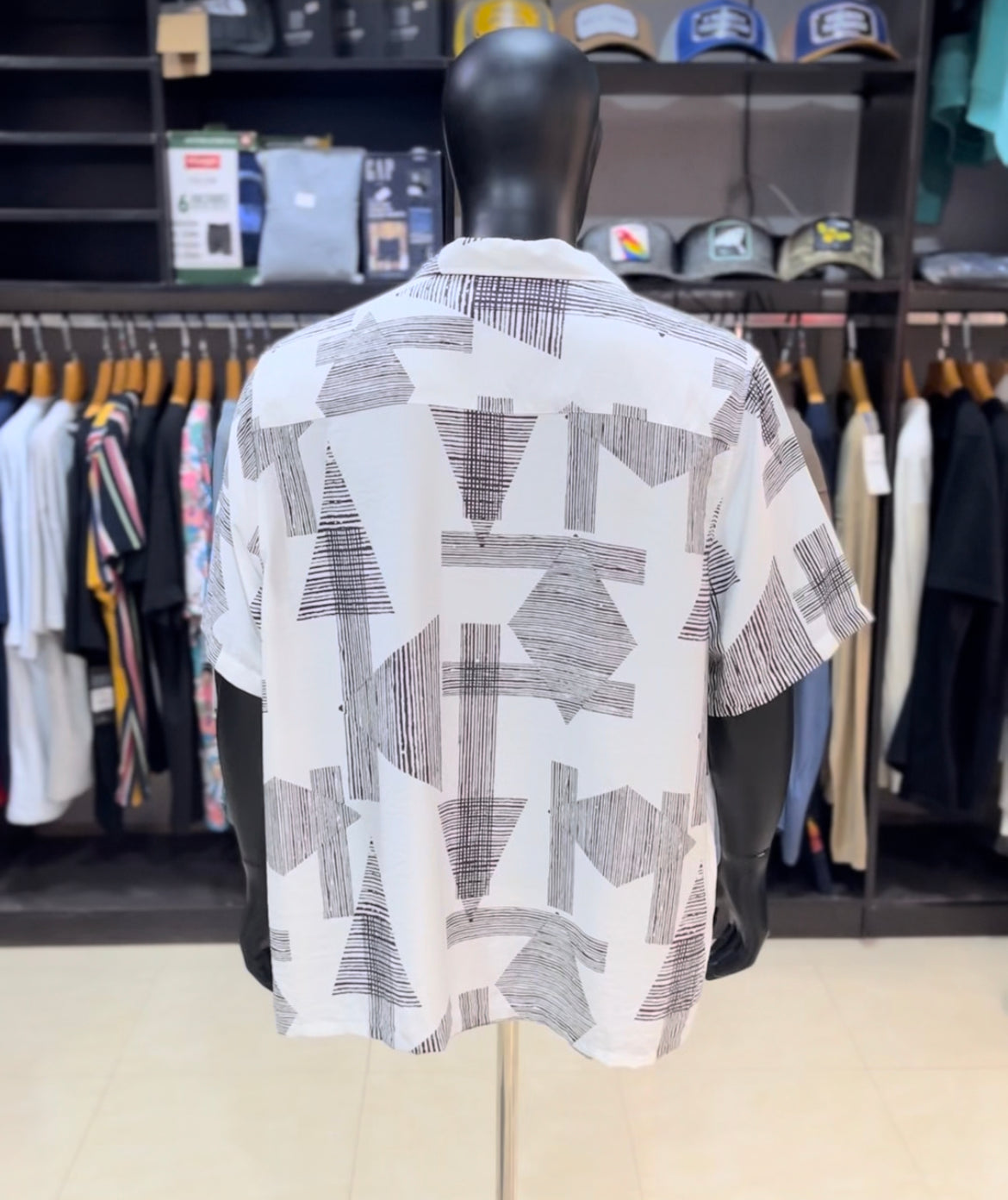 Primark patterned revere shirt