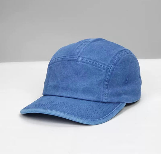 Washed 5 panel hat