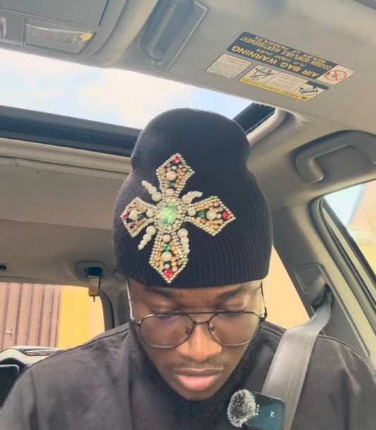 Rhinestone beanie