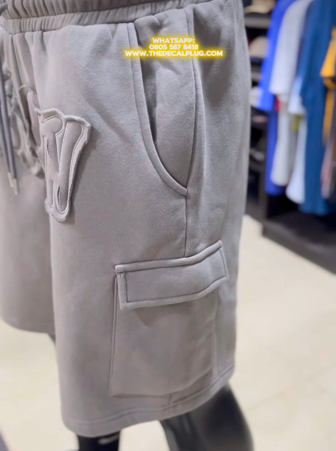 Boohoo distressed patch  cargo short