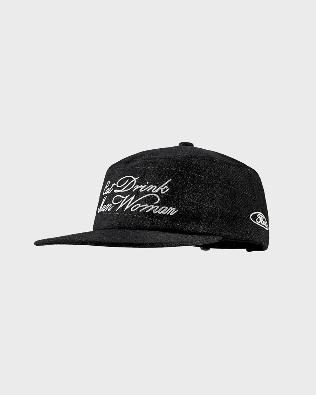 Eat drink flat top work hat