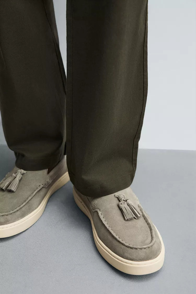 Zara tassel loafers