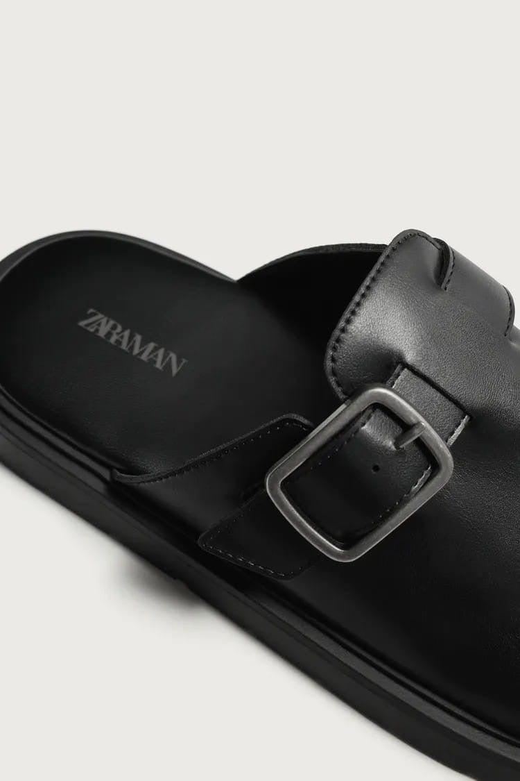 Zara buckle mule
