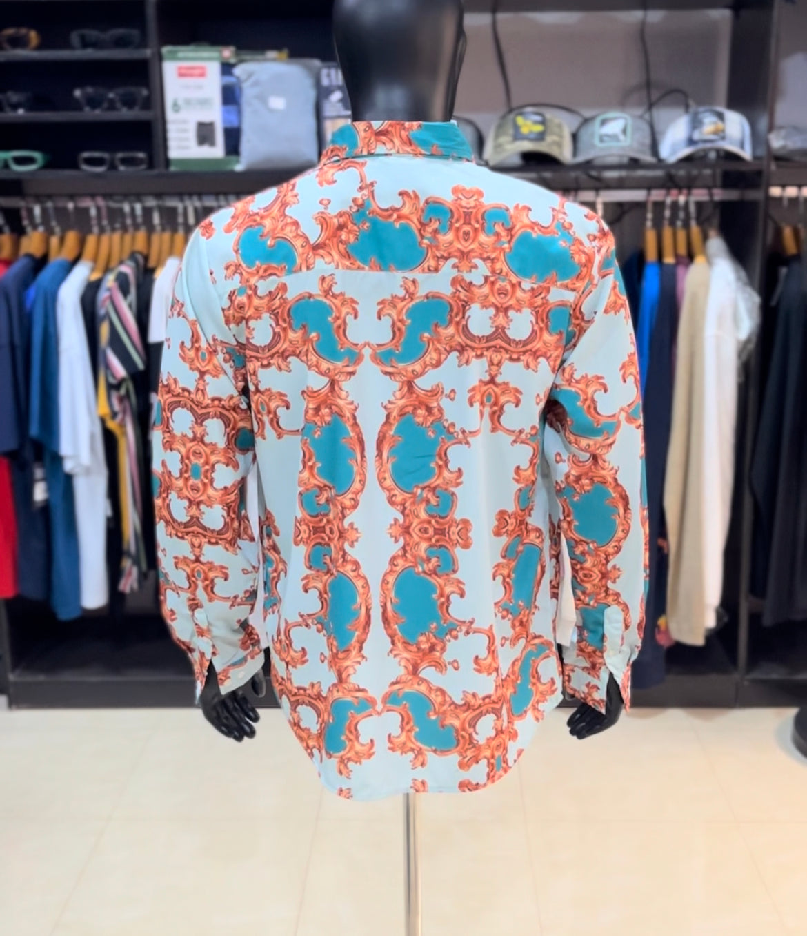 BoohooMan Patterned longsleeve shirt