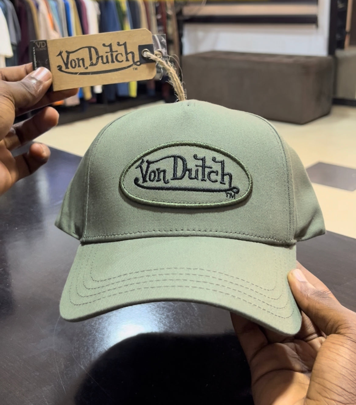 VonDutch VD patch dad hat