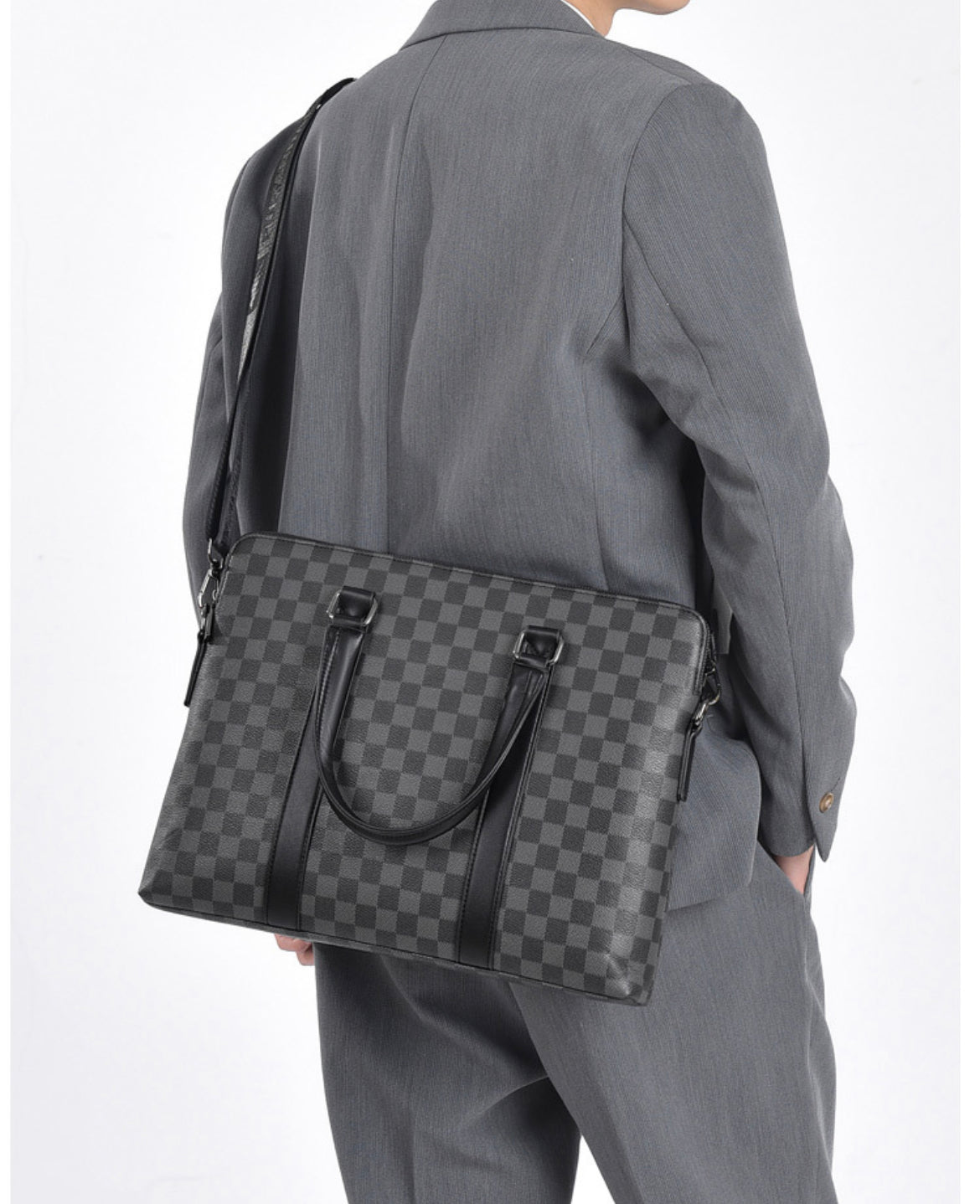 Sleek Leather laptop bag