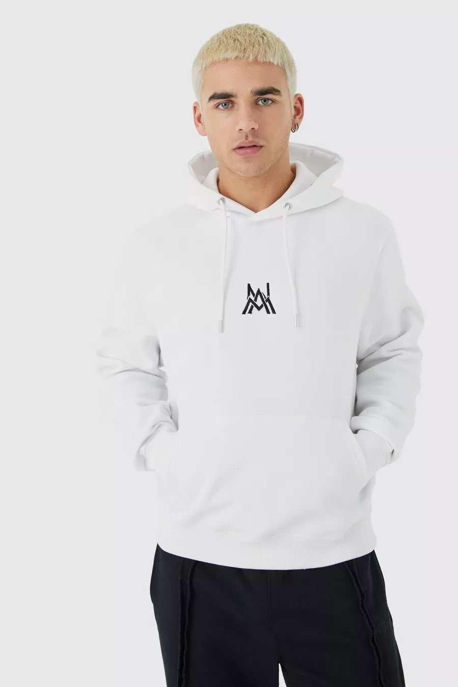 Boohoo BOXY BASIC HOODIE