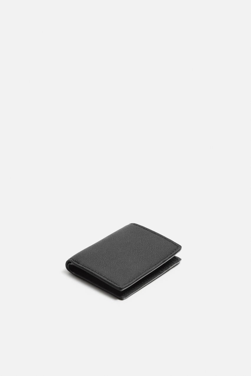 Zara Vertical cardholder with note compartment