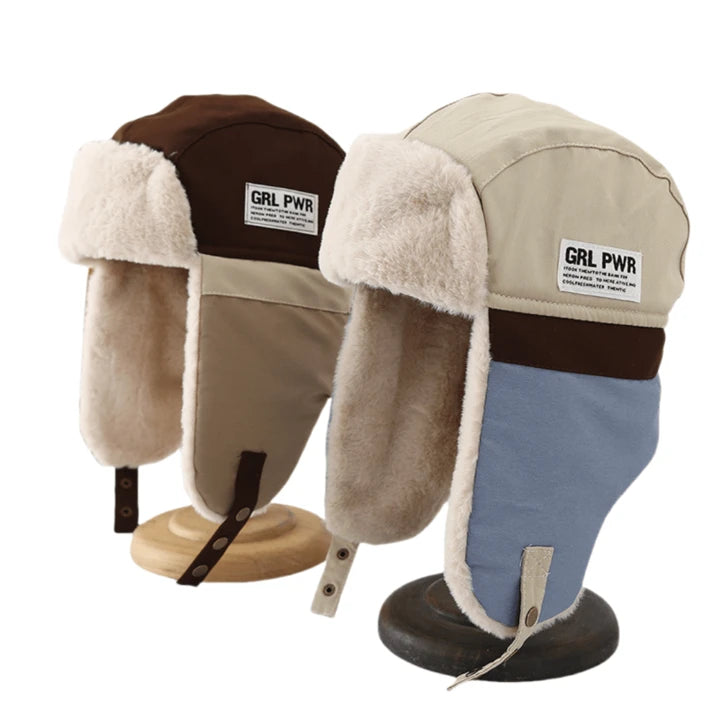 Block Colour Hat Colorblock trapper hat – Tdp.ng