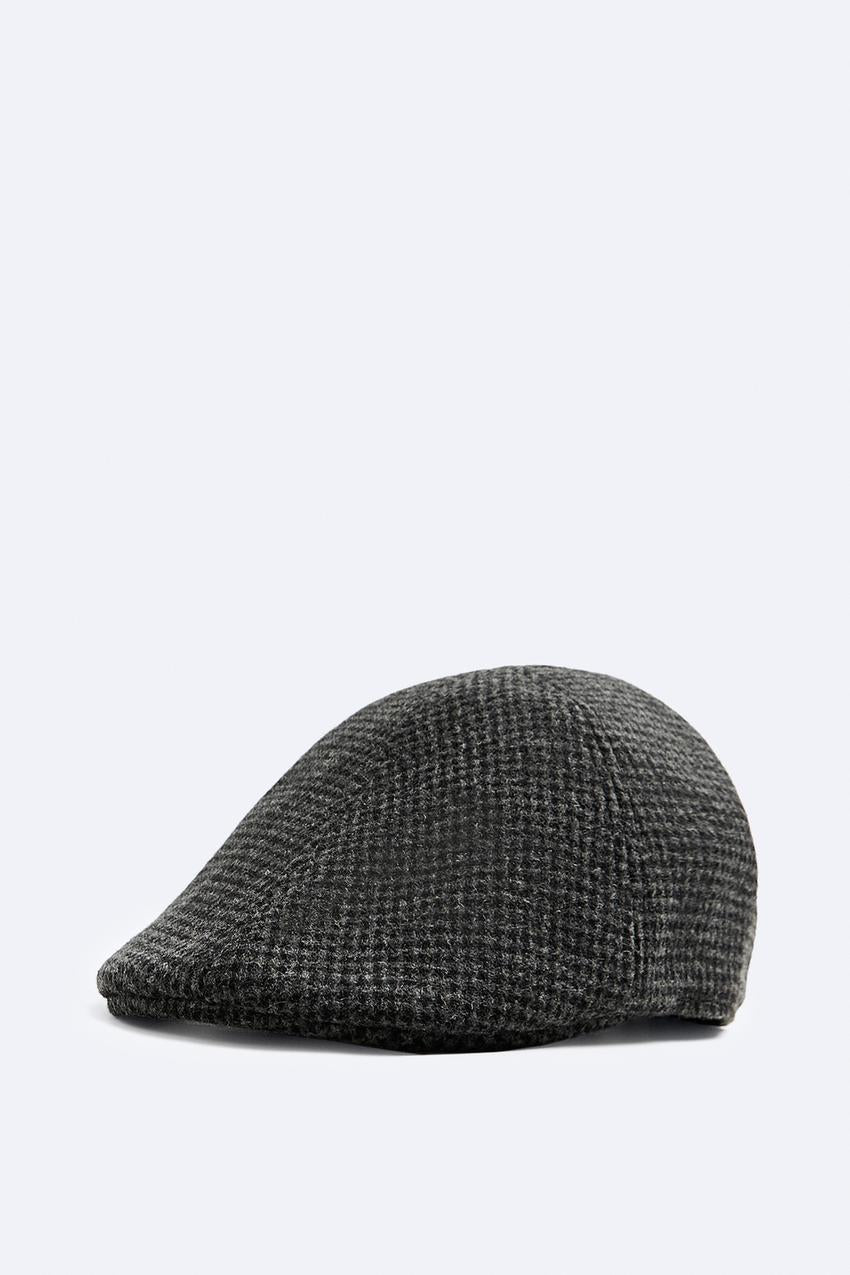 Zara patterned gatsby hat