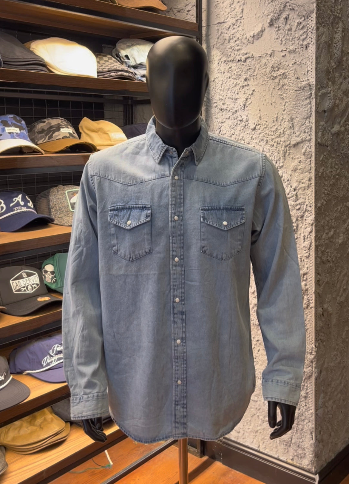 Driftwood denim shirt