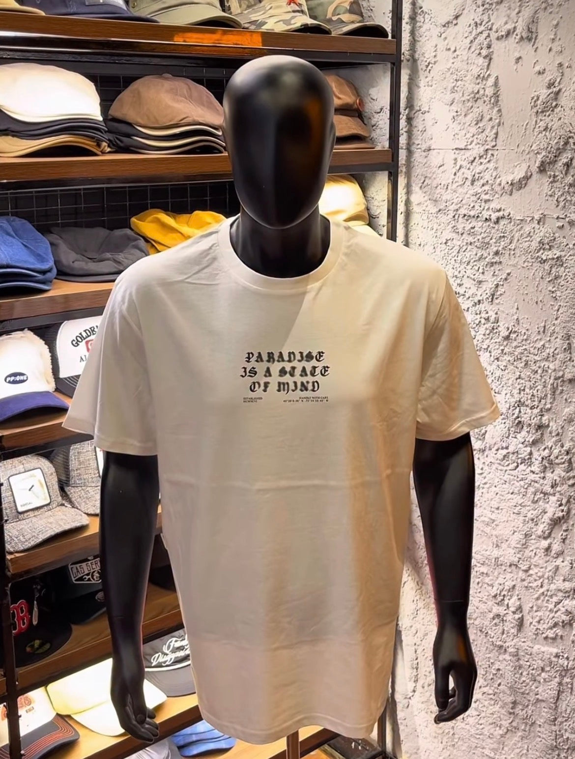 Paradise white tee