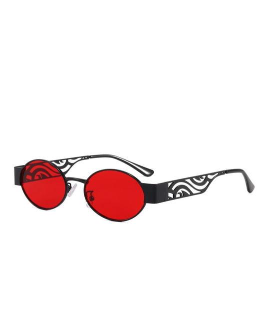 Round metal design glasses