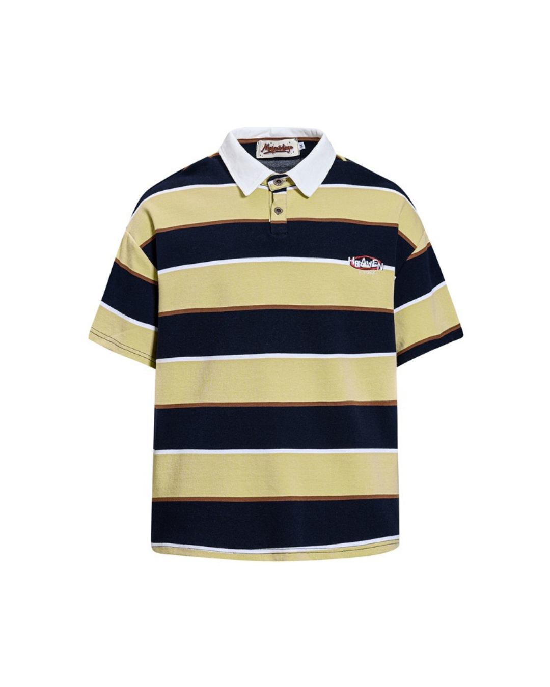 Mafa stripe rugby polo