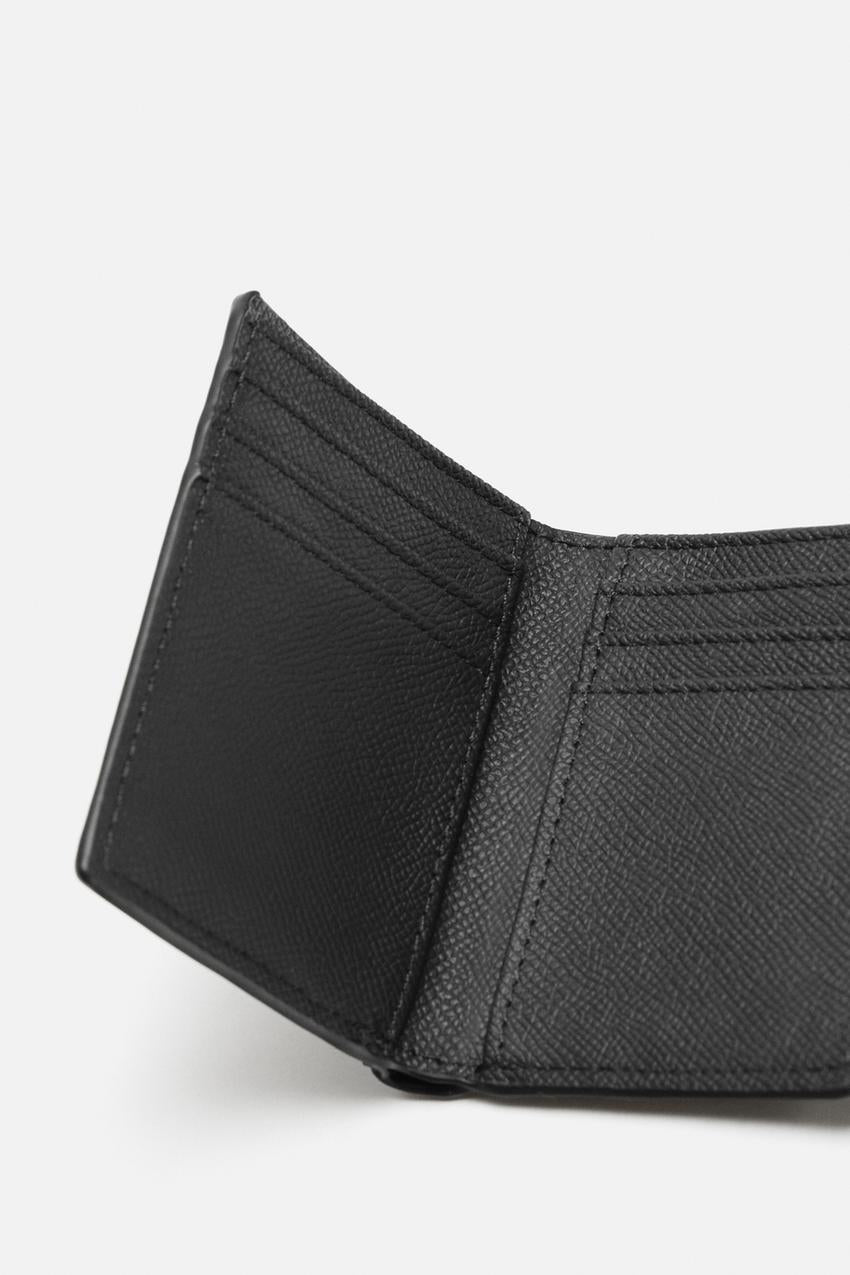 Zara Vertical cardholder with note compartment