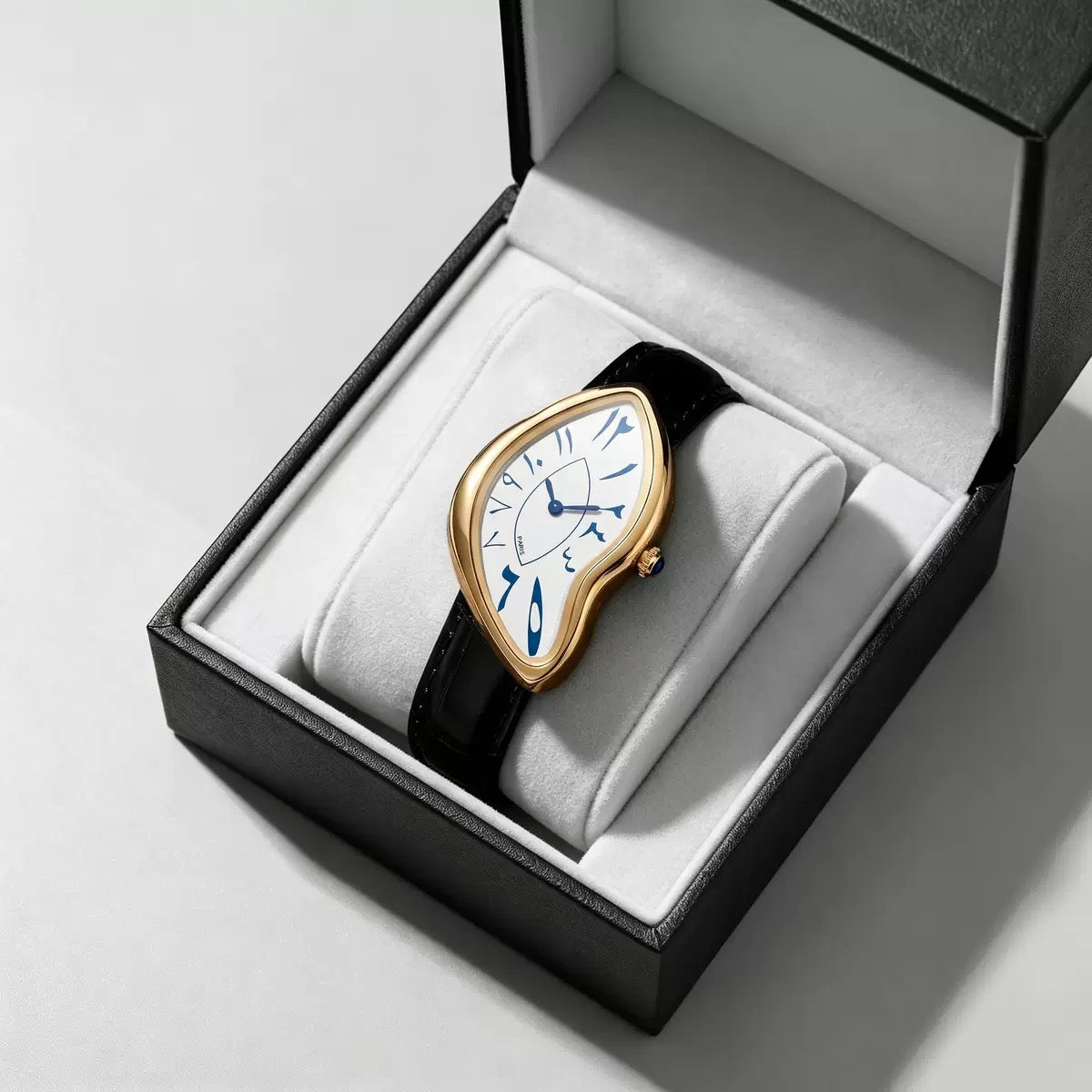 Medieval small dial leather watch