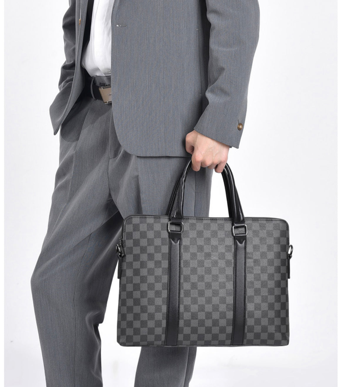 Sleek Leather laptop bag
