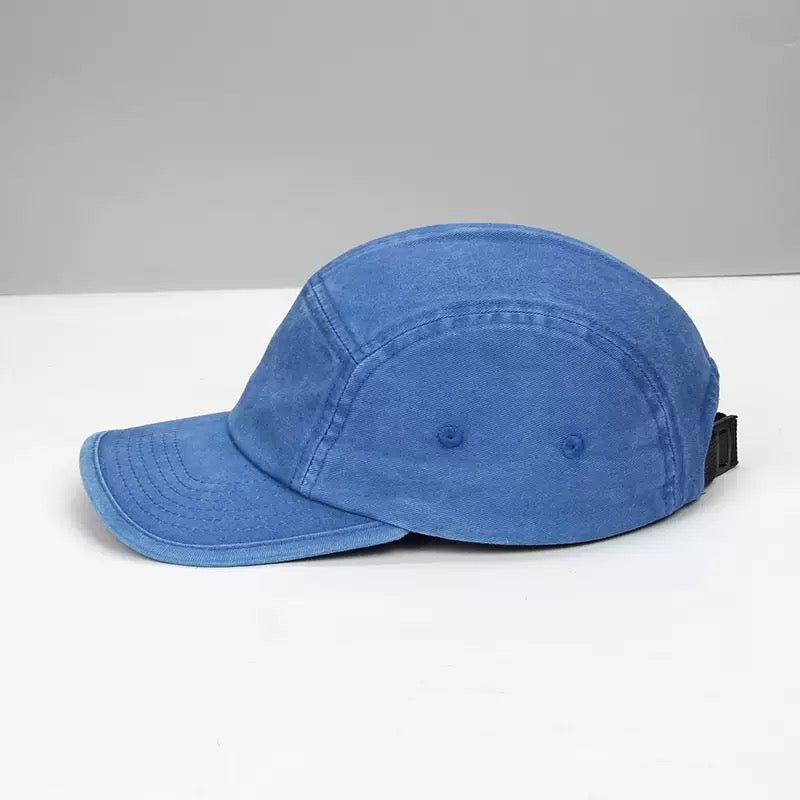 Washed 5 panel hat