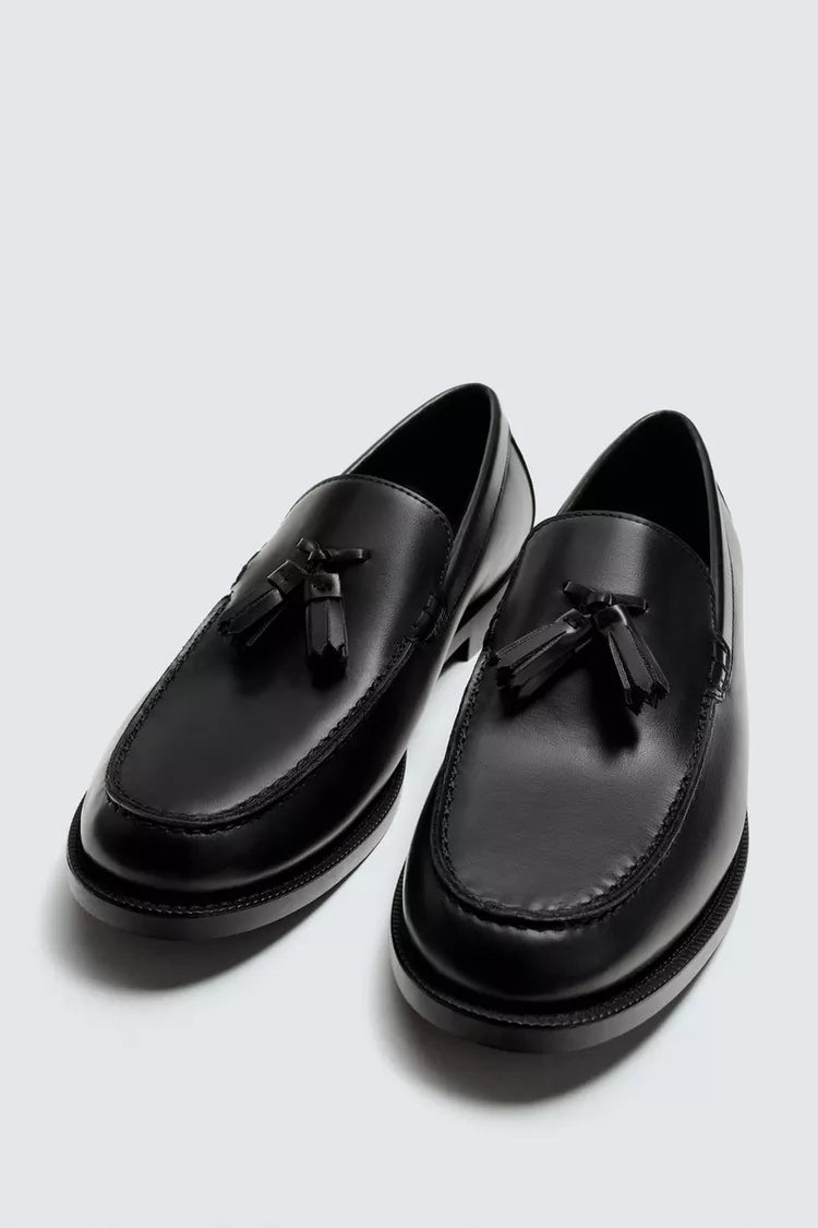 Zara tassel loafers