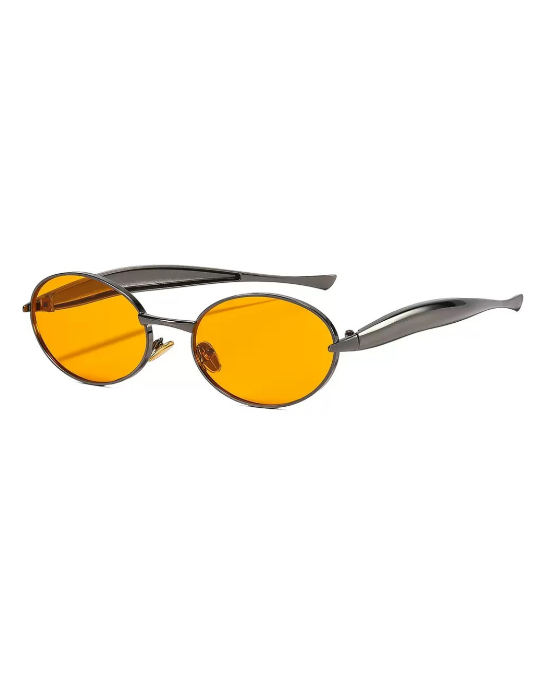 Metal round lens glasses