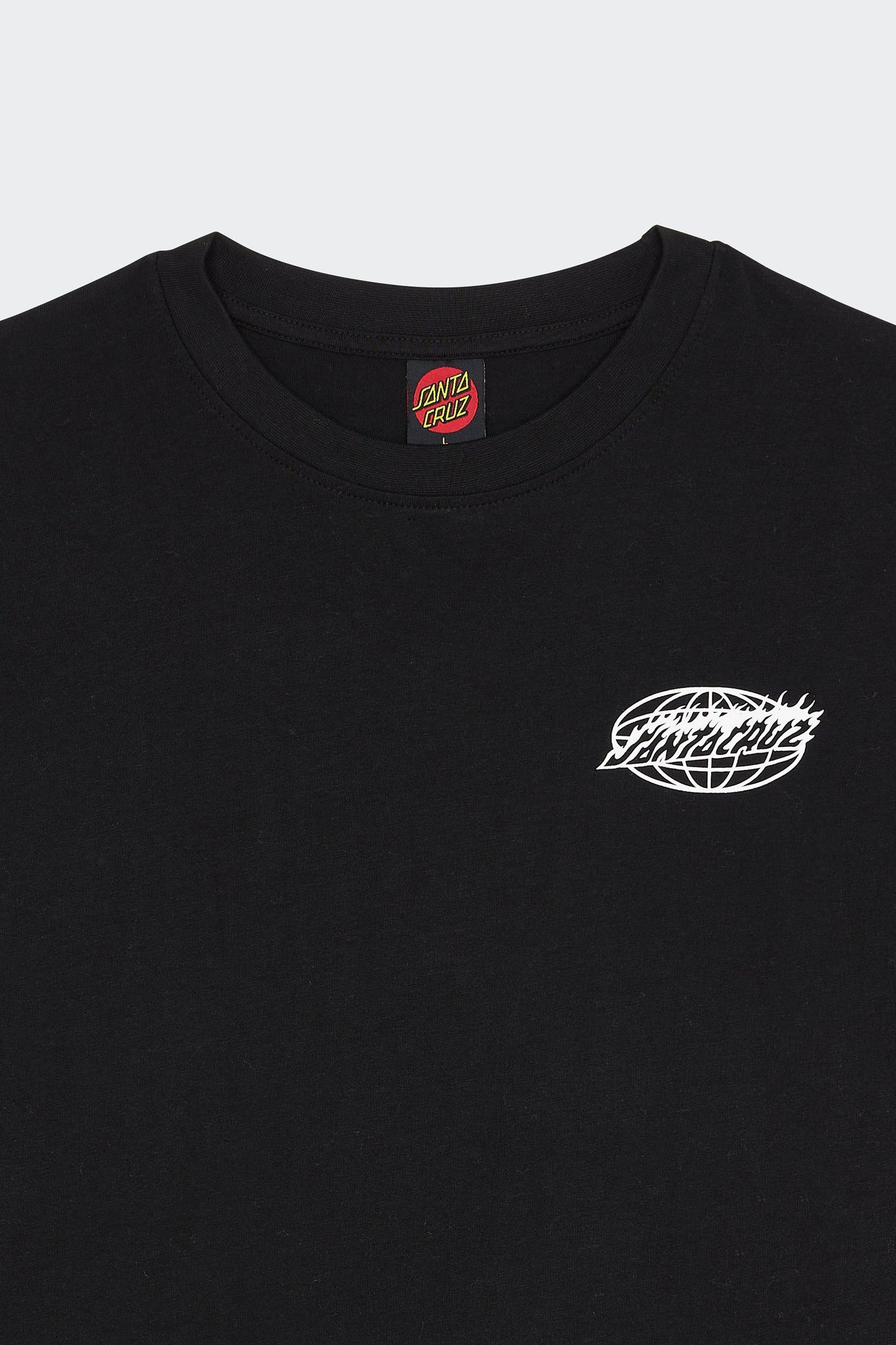 Santa Cruz Sc flame globe longsleeve tee