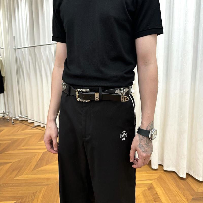 Stoned goth belt