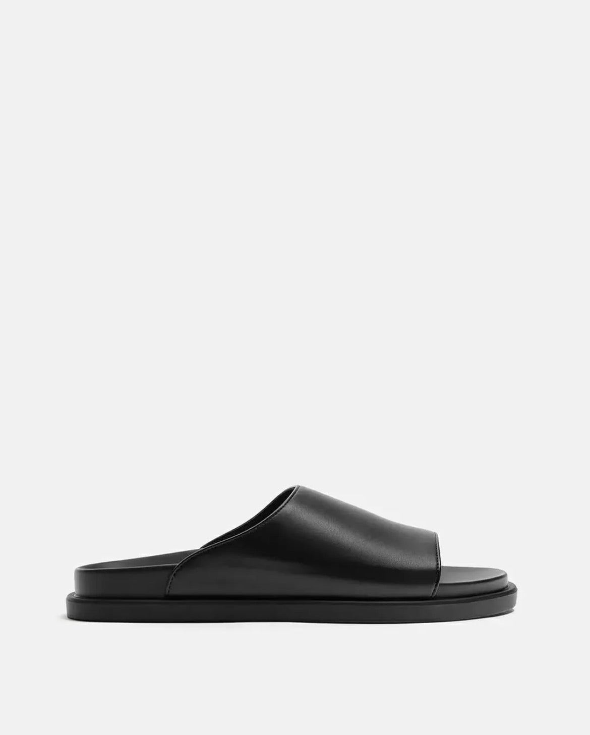 Zara black cover mens sandal