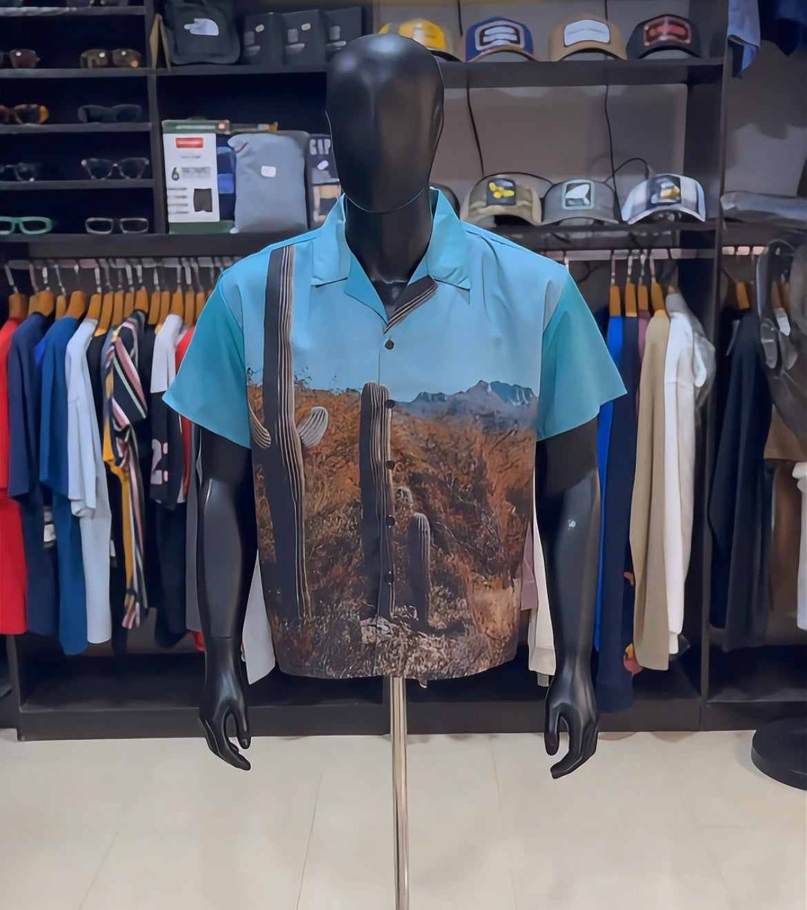 BoohooMan graphic revere shirt