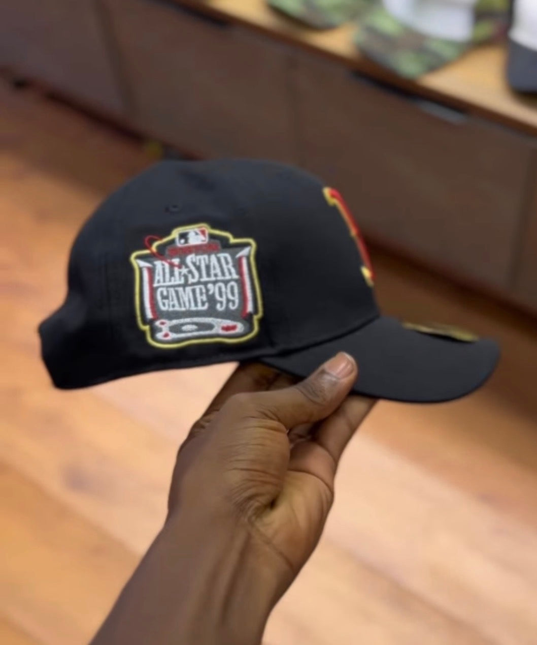 B allstar snapback cap