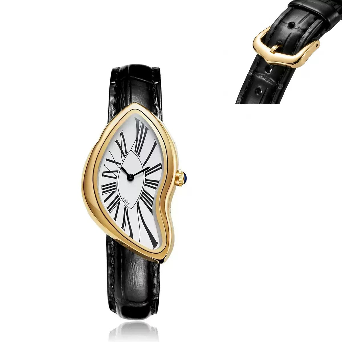 Medieval small dial leather watch
