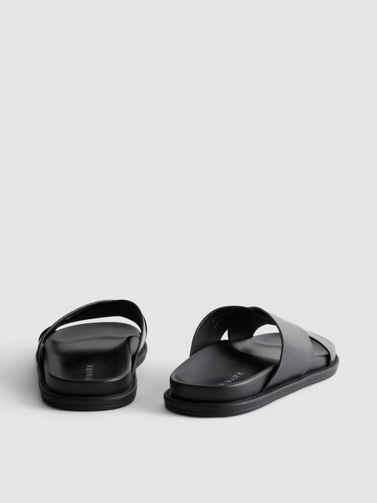 Criss cross black primark sandal