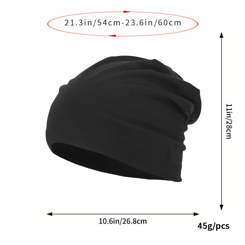 Plain slouch skull cap