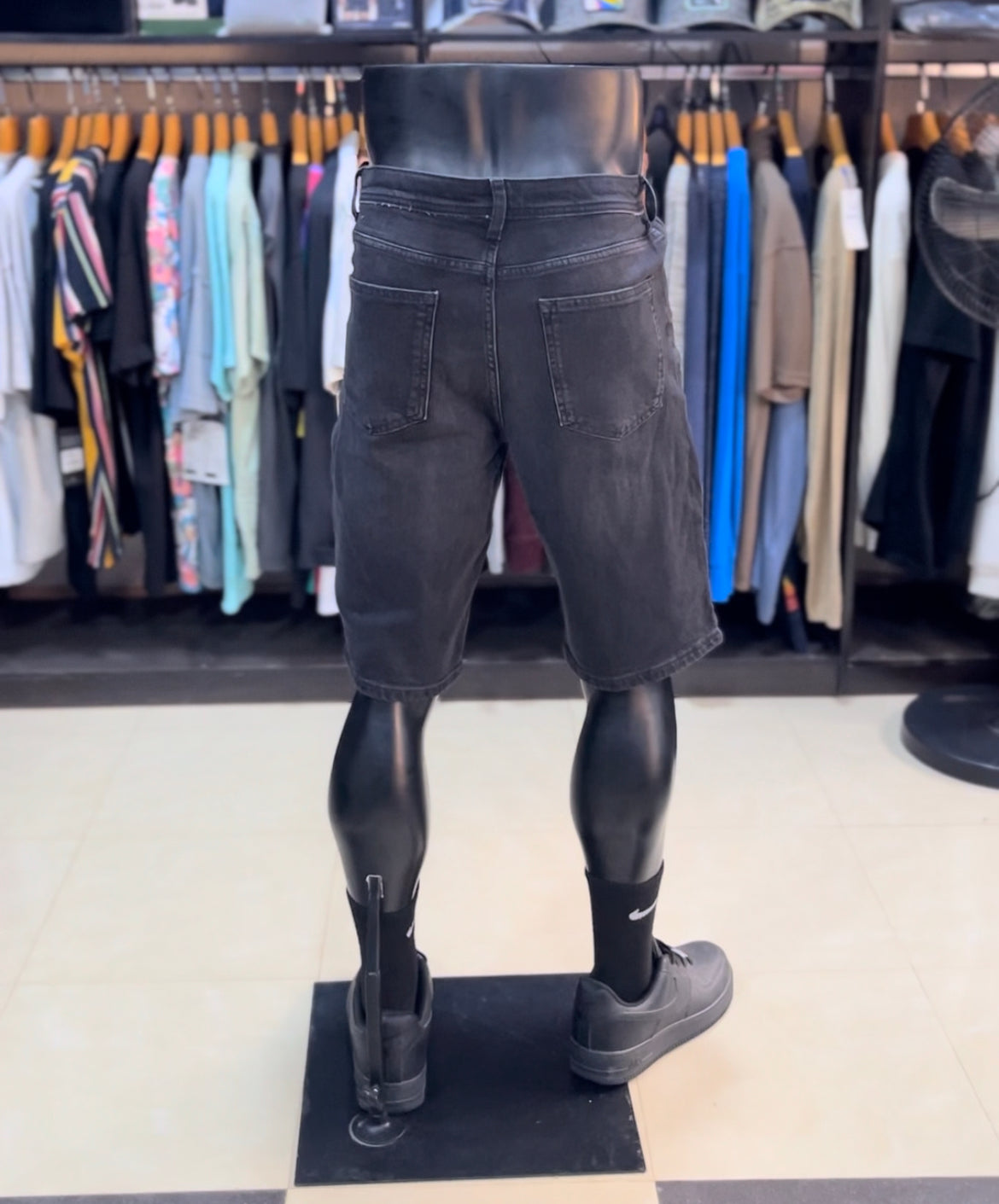 Primark relaxed washed denim short