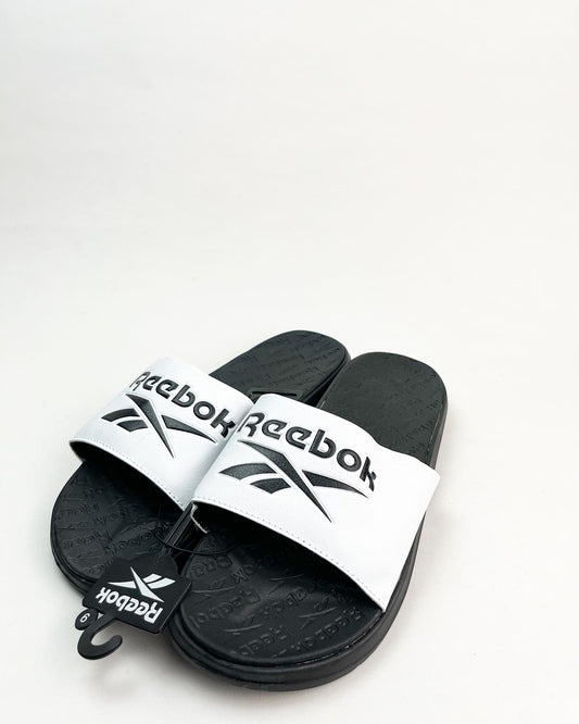 Reebok dual density slider in white