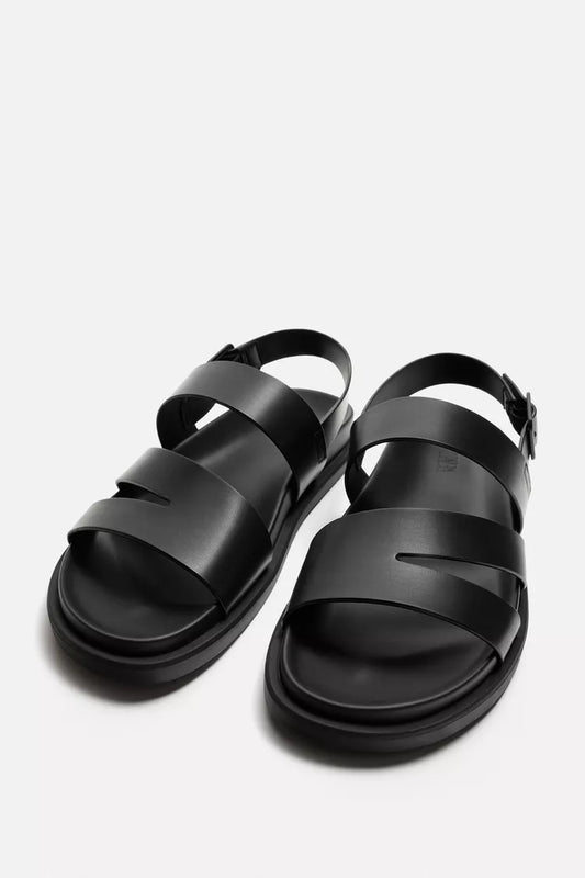 Zara Strappy sandal in black